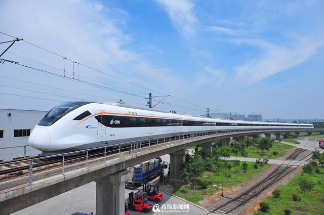 青岛造城际动车组获准生证 时速160公里(图)